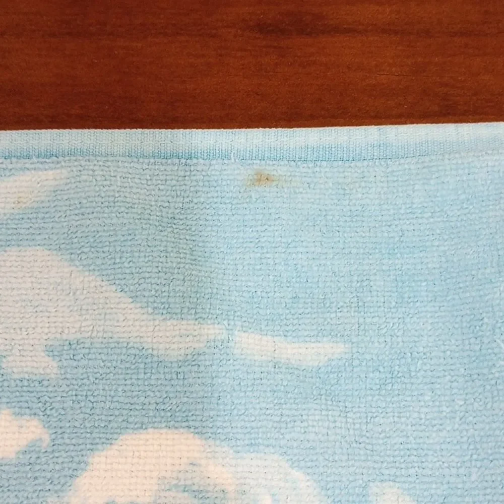 Carla C. Sailing Ship Beach Towel, Vintage 1980s!